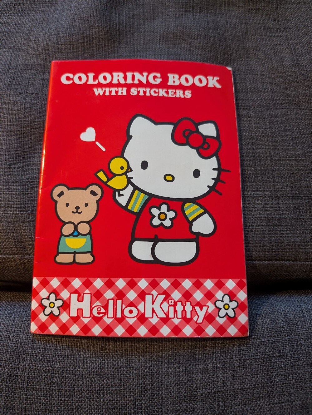 Vintage Saniro Hello Kitty Stickers & Coloring Book!
